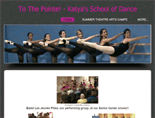 Tablet Screenshot of katyasdance.com
